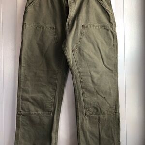 Carhartt Olive Green Utility Chinos